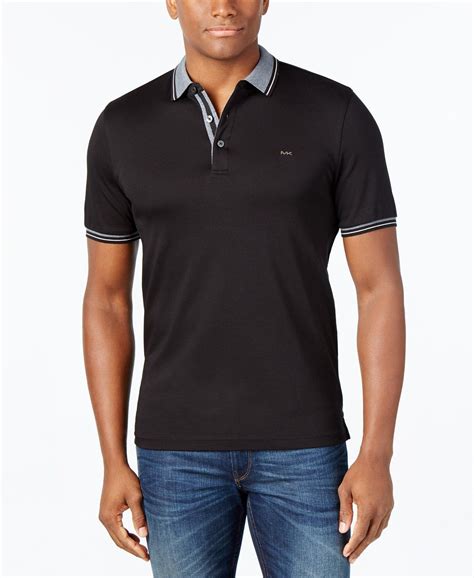 michael kors polo mens with logo on shoulderrs|mk men's shirts.